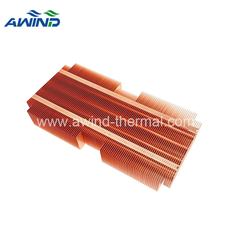 copper fins heatsink