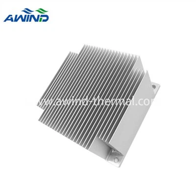 Disipador de calor de aleta de pin AL 6063 de gran tamaño