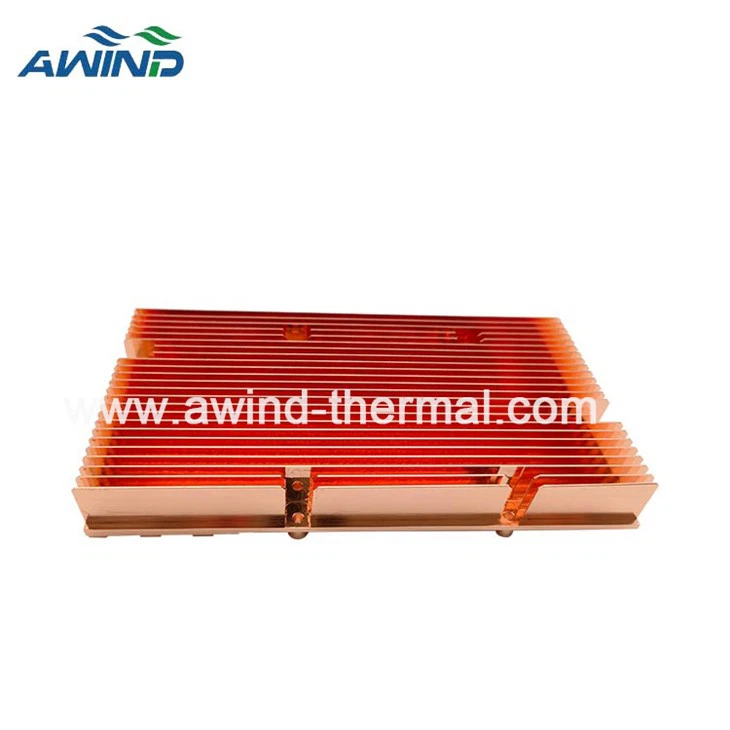 cnc machining copper heatsink
