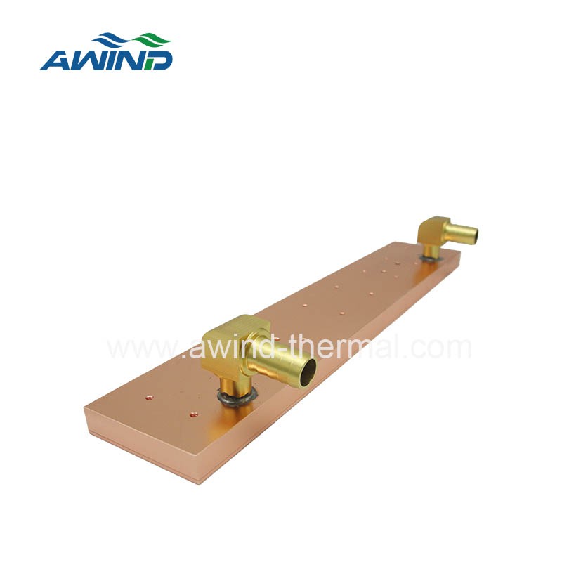 Juntas de soldadura en placa de enfriamiento de soldadura fuerte al vacío